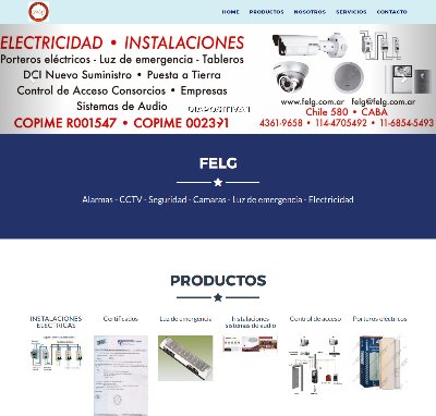 Sitio web www.felg.com.ar