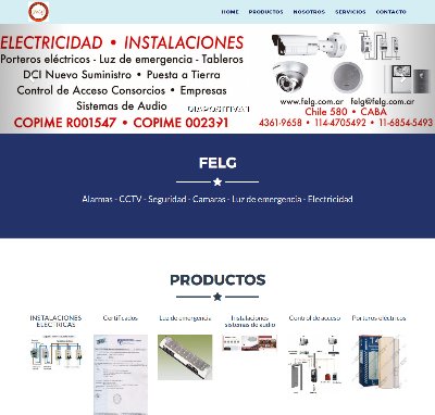 Sitio web www.felg.com.ar