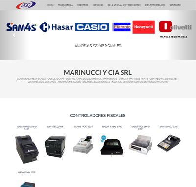 Sitio web www.marinuccisrl.com.ar